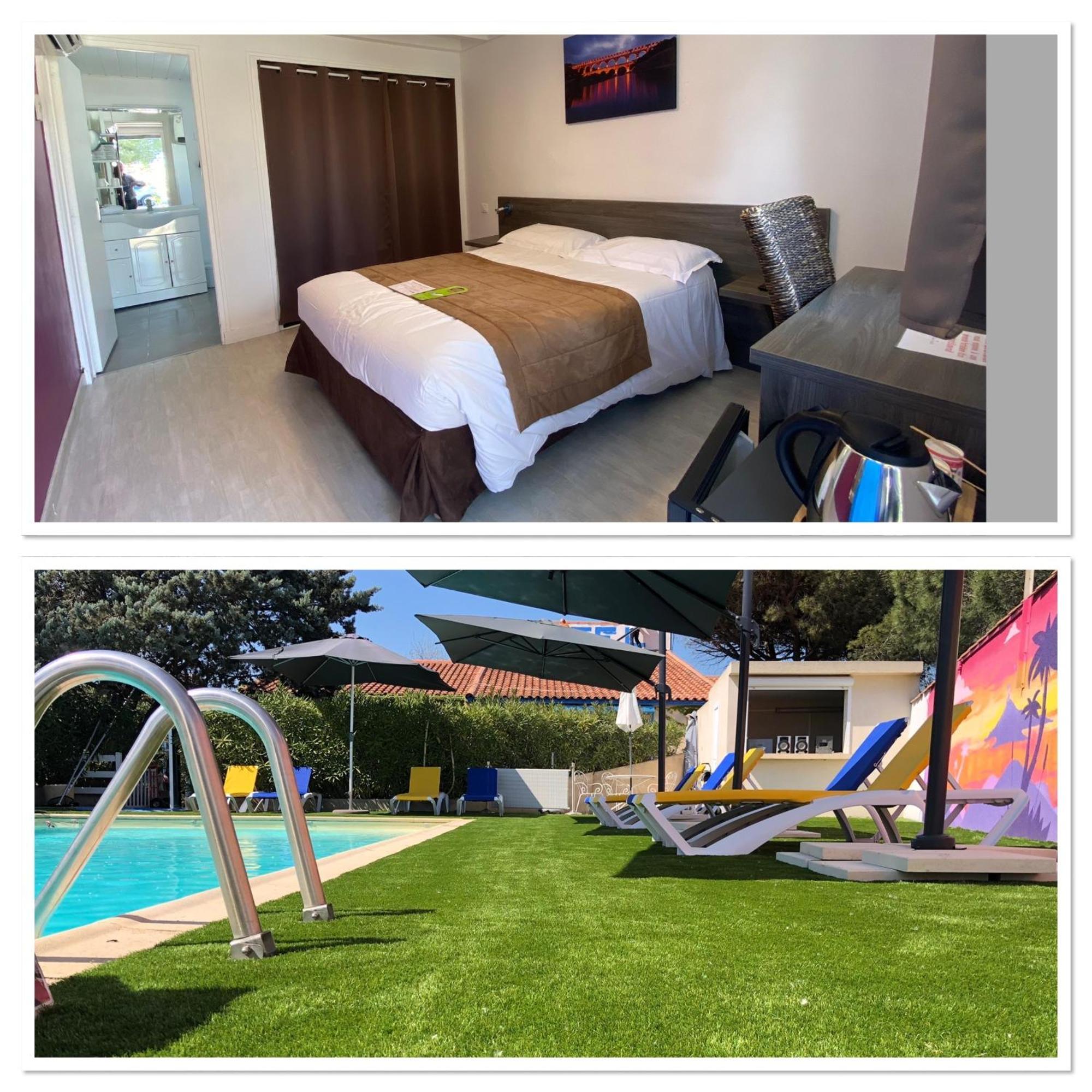Hotel Des 4 Vents "Esprit Camargue" Aigues-Mortes Luaran gambar