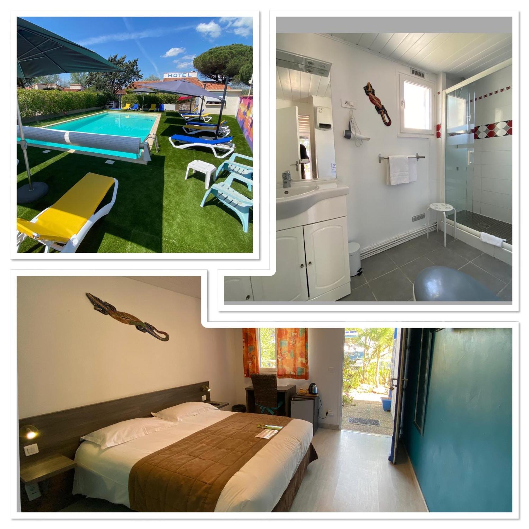 Hotel Des 4 Vents "Esprit Camargue" Aigues-Mortes Luaran gambar